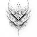 pain and suffering tattoo design idea