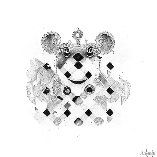 shower tattoo design idea