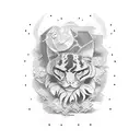 text only "AMBITION" tattoo design idea