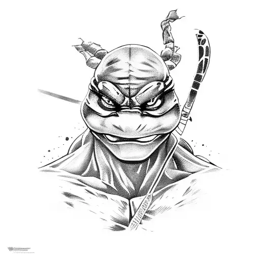 teenage Mutant Ninja Turtles  tattoo design idea