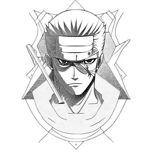 Roronoa Zoro tattoo design idea