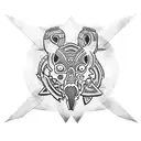 cajun tattoo design idea