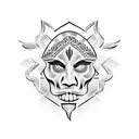 cajun tattoo design idea