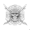 cajun tattoo design idea