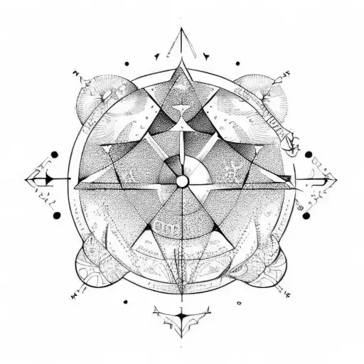 signo zodiacal de cancer tattoo design idea