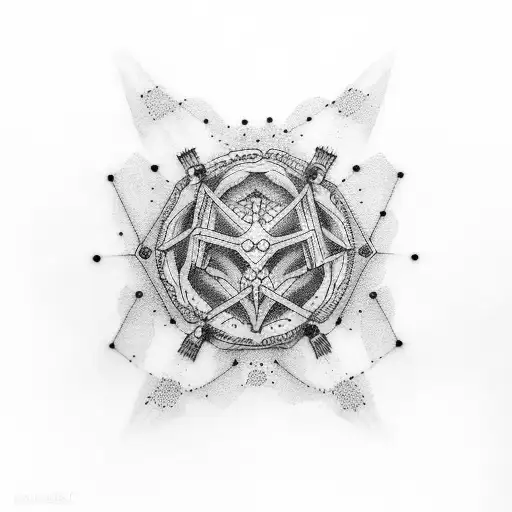 serotonin structure an tattoo design idea