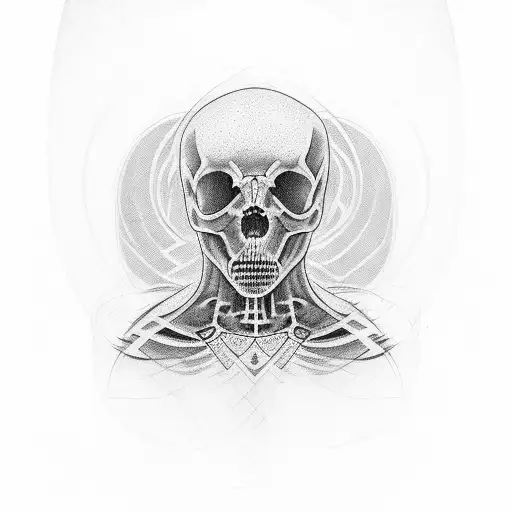 full torso tattoo, vertical line in the middle, left side like anthony padilla tattoo design idea
