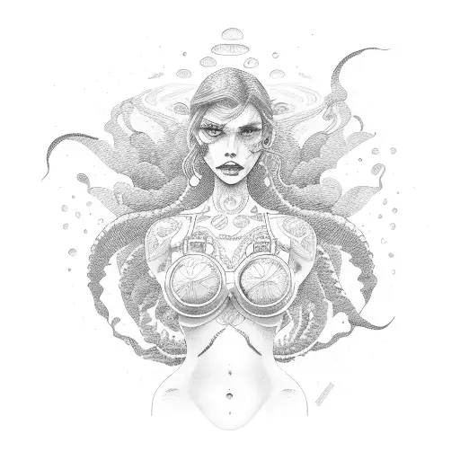 La Siren tattoo design idea