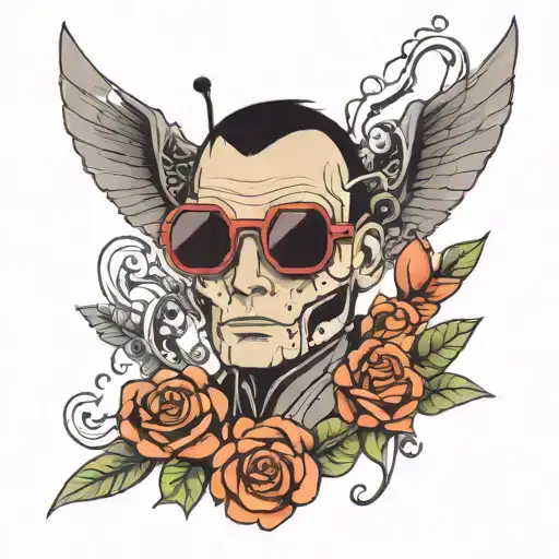 mr robot tattoo design idea