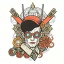 mr robot tattoo design idea