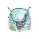 schizophrenia  tattoo design idea