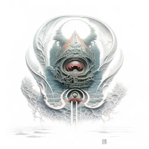 beksinski tattoo design idea