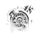 metro 2033 character tattoo design idea