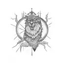 non servium tattoo design idea