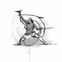 archery tattoo design idea
