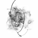 archery tattoo design idea