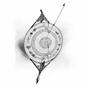 archery tattoo design idea