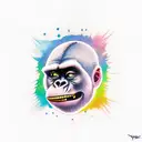 gorillaz  tattoo design idea