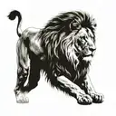 aslan tattoo design idea