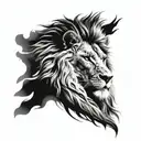 aslan tattoo design idea