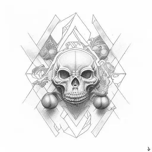 simbol or anagram with letters S, J and E tattoo design idea