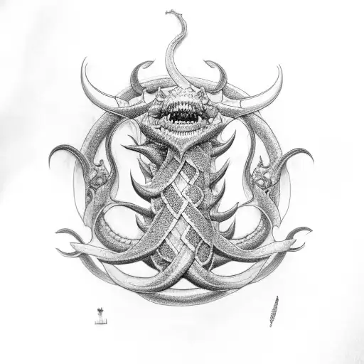jörmungandr tattoo design idea