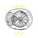 lemon tattoo design idea