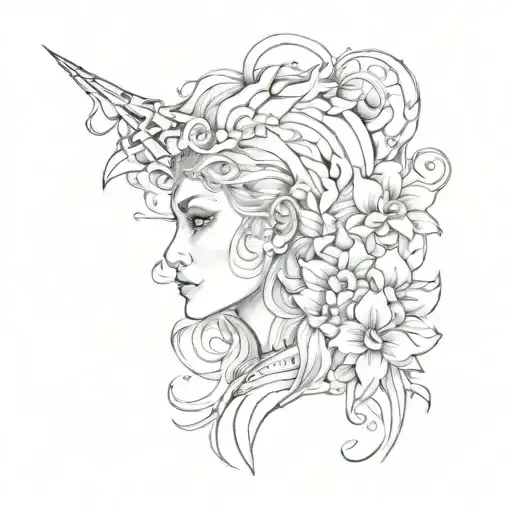 Forever 17 tattoo design idea