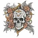 forever 17 tattoo design idea