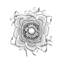 flores oriental tattoo design idea