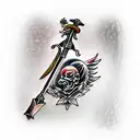 Sword tattoo design idea