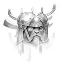 4 warriors, one samurai, one Viking, one Templar knight, and one spartan tattoo design idea