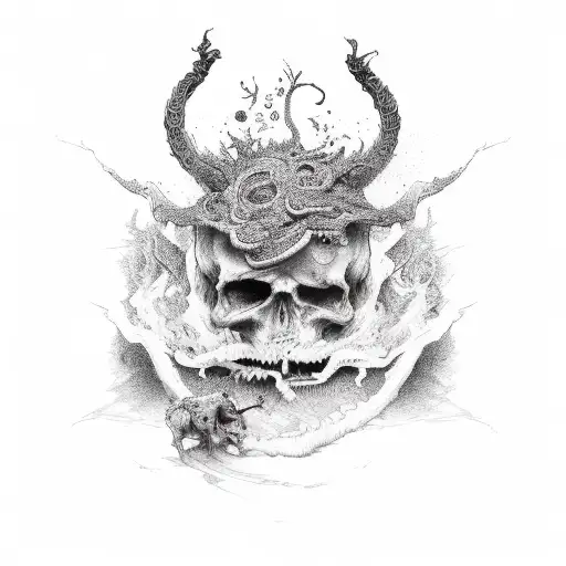 "Those who cling to death, live. Those who cling to life, die." tattoo design idea