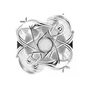 infinity symbol with Virgo sign, Scorpio sign, Aquarius sign and Cancer sign tattoo design idea