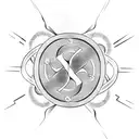infinity symbol with Virgo sign, Scorpio sign, Aquarius sign and Cancer sign tattoo design idea
