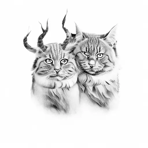 brother and sister tattoo design idea