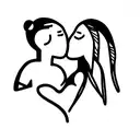 brother and sister tattoo design idea