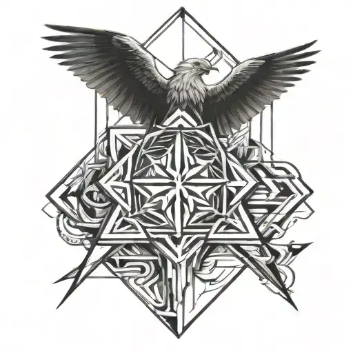 symbol of freedom with philosophy concept tattoo design idea