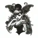 tinkerbell tattoo design idea