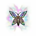 moth to a flame tattoo design idea