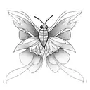 moth to a flame tattoo design idea