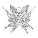 moth to a flame tattoo design idea