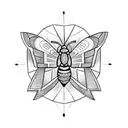 moth to a flame tattoo design idea