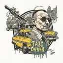 taxi driver tattoo design idea