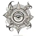 shiva third eye tattoo design idea