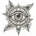 shiva third eye tattoo design idea