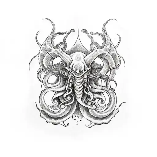 Cthulhu  tattoo design idea