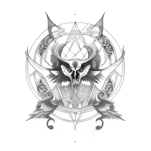 morrigan hekate celtic tattoo design idea