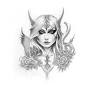 morrigan hekate celtic tattoo design idea