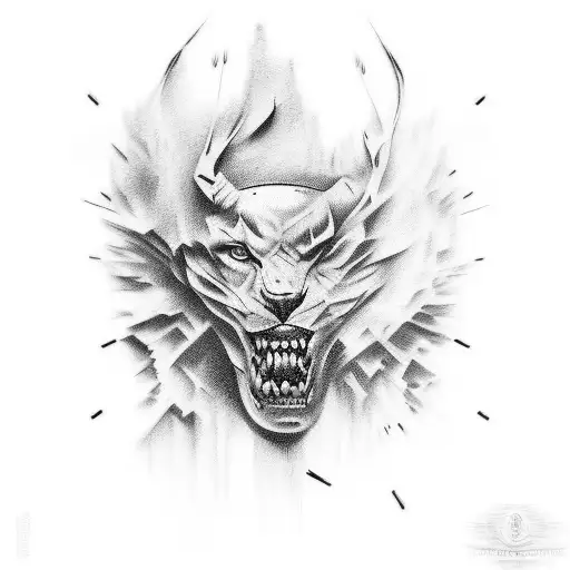 A tattoo combining elements of Fight Club and art, like a paintbrush with a bar of soap tattoo design idea